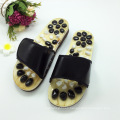 Manufacturers Cobblestone Acupoint Massage Slippers Health Care Men and Women Pedicure Shoes Sandals Wholesale